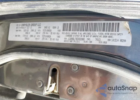 2013 Ram 1500 Slt from USA, damaged, VIN 1C6RR6LT9DS523881